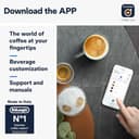 De'Longhi Dinamica Plus Perfetto ECAM370.95.T, Macchina Automatica per Caffè in Chicchi, 1450 W, Sistema LatteCrema per Cappuccini Automatici, 1.8 L, Colore Titanium - 7