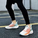 Generisch Scarpe da corsa professionali da uomo, scarpe da ginnastica, traspiranti, comode, leggere, per attività all'aria aperta, per il fitness, per la palestra, per lo sport, bianco, 44 EU - 6