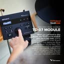 Kit Elettronico V-Drums Roland TD-07DMK – Kit con le leggendarie pelli Mesh a doppio strato dalla suonabilità ed espressività superiori – Audio & MIDI Bluetooth – USB per registrare dati audio e MIDI - 5