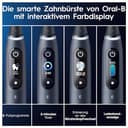 Oral-B iO Series 8 Plus Edition Doppelpack Elektrische Zahnbürste/Electric Toothbrush, PLUS 4 Aufsteckbürsten, 6 Modi für Zahnpflege, Reiseetui, Designed by Braun, black/violet - 5