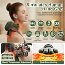 Noetopolis Neck Massager for Neck Pain, 4D Bionic Heated Massager, Cordless Massagers for Back and NEC-k with Hands, NEC-k and Shoulder Massage Siasoo, Shoulder Massager with Fingers for Muscle Relax - 3