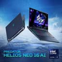 Acer Predator Helios Neo 16 AI PHN16-72, Ordenador Portátil Gaming 16", WQXGA IPS (Intel Core Ultra 7-255HX, 32 GB RAM, 2 TB SSD, GeForce RTX 5070, Windows 11 Home), Negro, QWERTY Español+3M Game Pass - 2