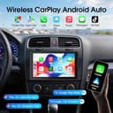 Haudio 2 Din Car Radio with Wireless CarPlay & Android Auto, 7 Inch IPS Screen Car Stereo with Mirror Link, GPS, Voice Control, SWC/FM/RDS/AM, 25 Sets UI Fit All Cars, With Rear View Camera 2+64G - 2