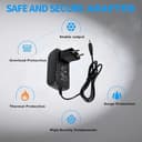 Jytyto 12V 2A AC/DC Adapter Compatible with Govee Immersion H6199 H61991D1 DreamView T1 Envisual RGBIC LED Backlight Smart TV Light for 55-65" 75-85" - 2