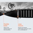 Spigen Cinturino base in Tessuto con chiusura a gancio Progettato per Apple Watch Ultra 3/2/1 49mm, Series 11/10 46mm, Series 9/8/7-4/SE 45mm, 44mm - Nero - 7