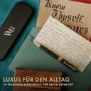 Wordsworth and Black Ballpoint Pen Set - Atemberaubender Luxus-Stift aus Bambus Schwarzholz, Goldfinish, nachfüllbar, bester Kugelschreiber für Männer & Frauen - 6