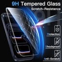 JETech Schutzfolie für iPhone 17 Pro 6,3 Zoll, Gehärtete Glas Displayschutz mit Einfachem Installationswerkzeug, 9H Härte, Hat Keinen Einfluss auf die Hülle, 3 Stück - 5