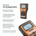 Brother PT-E560BTVP - Etichettatrice industriale con Bluetooth, batteria agli ioni di litio e custodia per il trasporto (per nastri TZE larghi 24 mm, tubi termoretraibili HSE larghi 18 mm, stampa a - 8