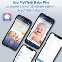 VTech baby monitor smart Wi-Fi con 2 telecamere, schermo HD a colori da 7", videocamera FHD 1080p, app gratuita, controlli panoramica, inclinazione e zoom, ninne nanne, suoni rilassanti: RM7764-2HD - 3