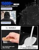 Pioneer Camp Giacca invernale da donna, 3 in 1, da snowboard, resistente alle cadute, altamente traspirante e traspirante, fodera in cotone, Nero , M - 6