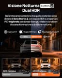 70mai Dash Cam A810S, 4K+1080P Telecamera Auto Fronte e Retro con SD 128GB, Starvis 2 HDR, GPS Integrato, Sorveglianza Parcheggio 24h AI, Visione Notturna, ADAS, WiFi & App, Supporta 512GB - 3