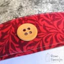 Generico Cuscino Arredo Artigianale in Cotone e Lino - Federa Decorativa con Albero della Vita in Applique e Fiore Ricamato a Mano per divano e camere della casa - Quadrato, 47x47 cm, Fatto a Mano - 5