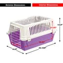Ferplast Atlas Pet Carrier | Small Pet Carrier for Dogs & Cats w/Top & Front Door Access - 6