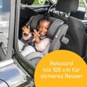 Osann Eno360 2 – 360 Grad drehbarer Kindersitz, i-Size Kinderautositz ab Geburt 0 – 12 Jahre, mitwachsender Reboarder mit Isofix (40-150 cm) – All Black - 4