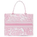 FENGJINRUHUA Mode Luxus Einkaufstasche Baumwolle Leinen Handtasche Große Kapazität Jacquard Stickerei Retro Exquisite, A-rosa, Large, Frauen Tote - 1