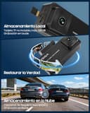 XEGA 2K 4G Dash CAM Coche con Tarjeta SIM, Camara Coche Grabadora sin WiFi, Visión en Vivo Remota, Detección Movimiento/Colisión, Monitor de Aparcamiento, Audio Bidireccional, Nocturna, GPS, Cloud - 7