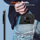 ivoler Silikon Hülle für Honor Magic6 Pro/Honor Magic 6 Pro mit Kameraschutz, Ultra Dünne Weiche Stoßfest Schutzhülle Flexible TPU Matte Schwarz Handyhülle Kratzfest Case Cover - 6