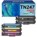 ONLYU TN247 Compatible para Toner Brother DCP-l3550CDW TN243CMYK TN243 Toner Brother MFC-l3770CDW DCP-L3550CDW MFC-L3750CDW MFC-L3770CW HL-L3270CDW HL-L3230CDW DCP-L3510CDW HL-L3210CW (Paquete de 5) - 1