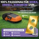 Filzada® 45x Mähroboter Messer geeignet für Worx Landroid inkl. Schrauben - Ultra scharfe Landroid Ersatzmesser - Passend für Worx, Einhell, M500 Plus, M700, LX790, 550, 1200 LCD UVM - 2