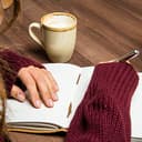 moonster® Cuaderno de Cuero – Diario de Escritura Hecho a Mano Estilo Antiguo para Hombre y Mujer – Papel Blanco Liso 18x13cm – Perfecto para Dibujantes – Diario de Cuero Estilo Bloc Notas - 3