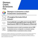 HP Color LaserJet Pro 3302fdw 499Q8F, Stampante Multifunzione A4, Stampa Fronte e Retro Automatico, 25 ppm B/N e a Colori, USB, Wi-Fi, Ethernet, Fax, Copia, Scansiona, ADF da 50 Fogli, Smart, Blu - 2