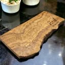 Couples Gift Olive Wood Cutting Board Personalised Olive Wood Chopping Board Wedding Gift New Home Gift Engagement Wedding Anniversary Valentines Initials Design in 25cm 30cm 40cm 50cm (Rustic 40cm) - 8