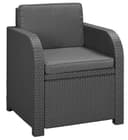 Keter Allibert 192738 Modena - Salón de jardín (ratán sintético), Color Gris - 3