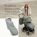 Bugaboo Sacco a Pelo, Accessorio Essenziale per il Passeggino, Per Tutte le Stagioni e Impermeabile, con Poggiapiedi, Caldo, Confortevole e Traspirante, in Pine Green - 2