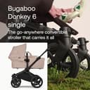 Bugaboo Donkey 6 Single Pushchair, Convertible to Double and Twin Stroller, Pram for Newborn and Toddler, Double Storage Space & Side Basket, Easy to Maneuver One Hand Steering, Desert Taupe Mélange - 2
