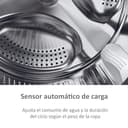 Haier I-Pro Series 3 HW100-BP14939-S - Lavadora Carga Frontal 10KG, Función Vapor, Motor Inverter, Tratamiento Antibacterias, 1400 RPM, Fin Diferido, Detector Automático de KG, 15 Programas, Blanco - 6