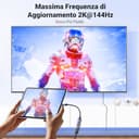 UGREEN Adattatore USB C a HDMI 4K60Hz 2K144Hz 10CM Convertitore da Tipo C Compatibile con iPhone 17 PRO Max Air Mac Mini M4 PRO MacBook M4 PRO Max iPad Galaxy Thunderbolt 3/4 HDTV Monitores - 8