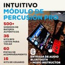 Alesis Nitro Pro XL - Set de Batería Electrónica de 10 Piezas con Parches de Malla Doble Zona, 500+ Sonidos BFD, Bluetooth, Drumeo, MIDI USB - 3