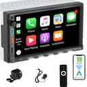 Alondy Autoradio Bluetooth 2Din mit Bildschirm(7"), Kompatibel mit [Wireless] Apple CarPlay/Android Auto Typ-C USB 3A Schnellladung Rückfahrkamera AM/FM/RDS Radio DSP - 1