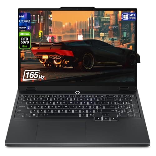 Lenovo Legion 5 Gaming Laptop, Intel Core Ultra 7-255HX, 32 GB DDR5 RAM, 1 TB PCIe SSD, 15.1 Inch WQXGA Display, Nvidia GeForce RTX 5070, 24-Zone RGB QWERTZ Keyboard, Windows 11 Pro, Eclipse Black