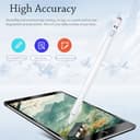 Stylus Pen for iPad, Pencil Compatible for iOS, Android, iPad Air/Pro/Mini 2/3/4 and More, Rechargeable Pen for Tablet（White） - 3