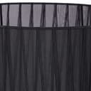 Relaxdays Lampada da Tavolo, Abat-Jour dal Design in Cristallo, H x D: 54 x 29,5 cm, Attacco E27, con Paralume, Nero - 7