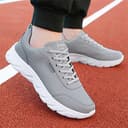 Generisch Sneaker e scarpe sportive per uomo, traspiranti, da corsa, da uomo, da jogging, per il tempo libero, da corsa, da ginnastica e da allenamento, comode, grigio., 44 EU - 3