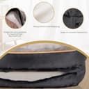 JOYELF Großes Hundebett Memory Foam orthopädisches Hundebett & Hundesofa mit abnehmbarem waschbarem Bezug und Quietschspielzeug als Geschenk - 5