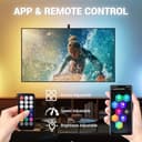 UCAMP Smart Barra de Luz LED RGB Lámpara, 2pcs 32cm Gaming TV Light Bar Kit con Sync de Música, Control por App y Remoto para PC, TV, Sala de Juegos, Copmuter y Deco(con USB Adaptador y Tarjeta) - 5