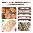 Uzionoie 3 Rotuladores de Pirografía para Pintura de Madera,Rotuladores para Quemar Madera,Adecuado Artistas y Principiantes,Opción Ideal Hacer Regalos,3PC - 5