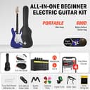 Donner Kit Chitarra elettrica per principianti 39 pollici, pickup S-S-H con amplificatore, borsa, tracolla, corde, accordatore, cavo, plettri, DST100 - 2