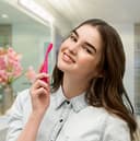 Foreo ISSA mini 2 Sensitive Elektrische Sonic Zahnbürste für Kinder ,Wild Strawberry - 5