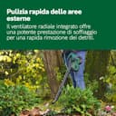 Bosch Soffiatore da giardino a batteria UniversalLeafBlower 18V-130 (per pulizie rapide e agevoli all'esterno; 18 Volt System; senza batteria) - 5