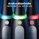 Oral-B iO Series 3 Plus Edition Elektrische Zahnbürste — Electric Toothbrush, Inkl. 3 Aufsteckbürsten, 3 Putzmodi für Zahnpflege — Designed by Braun, GUT GETESTET von STIFTUNG WARENTEST, Schwarz - 4