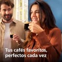 Philips Serie 2200 Cafetera Espresso Automática - 2 Cafés, Pantalla Táctil, Espumador de Leche Clásico, Molinillo Cerámico, Negro Mate (EP2220/10) - 2