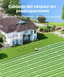 YARDCARE M800Plus Robot Cortacésped sin Cable Perimetral, Posicionamiento GPS + 3D Visión, Robot Cortacésped sin Cables, Modo de Corte en U,800 m², Carga Automática, App, Detección de 150 Obstáculos - 5