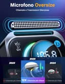 JOYROOM 96W Trasmettitore Bluetooth per Auto,【60W PD & Dual 18W QC】【Bassi & Hi-Fi Stereo】Bluetooth 5.4 Auto, Adattatore Chiamata Vivavoce & Luci LED, Supporta Bluetooth & Aux & Scheda TF - 4