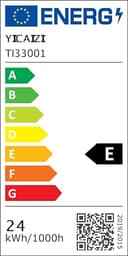 YICAIZI Lampara de Escritorio de LED 24W con Control Remoto - 1500LM 80CM Flexo LED Escritorio con Pinza Luz Leer Puerto de carga USB para Estudiar, Oficina, Blanco - 10