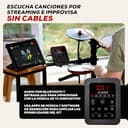 Alesis Turbo Max Set de Batería Eléctronica con Parches de Malla Silenciosos de 8 Pulgadas, Lecciones de Percusión, Bluetooth y Accesorios - 8