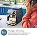 Philips Serie 3300 Macchina da caffè automatica - 5 tipi di bevande, Touch screen a colori, Sistema LatteGo, SilentBrew, Macinacaffè in ceramica al 100%, Filtro AquaClean. Cromato Nero (EP3326/90) - 6